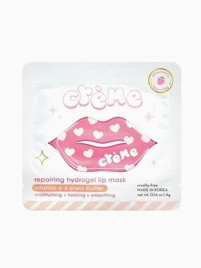 The Crème Shop Repairing Hydrogel Lip Mask - Pink - Set of 3